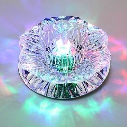 Kryształowa lampa sufitowa SMD 3W Kreatywna lampa tuba świetlna Kolorowa kopuła świetlna