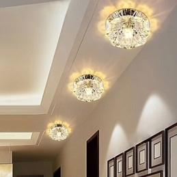 Kryształowa lampa sufitowa SMD 3W Kreatywna lampa tuba świetlna Kolorowa kopuła świetlna