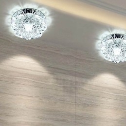 Kryształowa lampa sufitowa SMD 3W Kreatywna lampa tuba świetlna Kolorowa kopuła świetlna