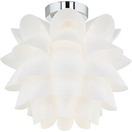 Biały Kwiat Lampa Sufitowa 1 Światło Wisząca Lampa Wisząca
