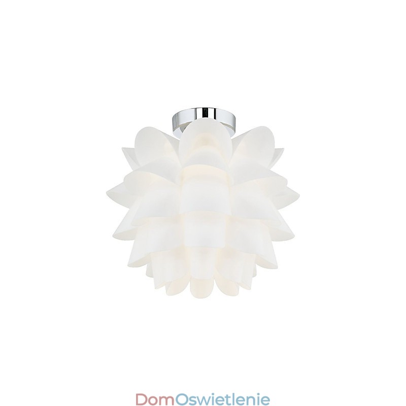 Biały Kwiat Lampa Sufitowa 1 Światło Wisząca Lampa Wisząca