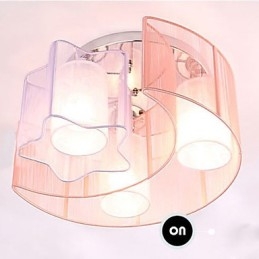 Rysowanie linii Romantyczne gwiazdy Księżyc pochłania światło kopuły lampy