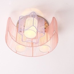 Rysowanie linii Romantyczne gwiazdy Księżyc pochłania światło kopuły lampy