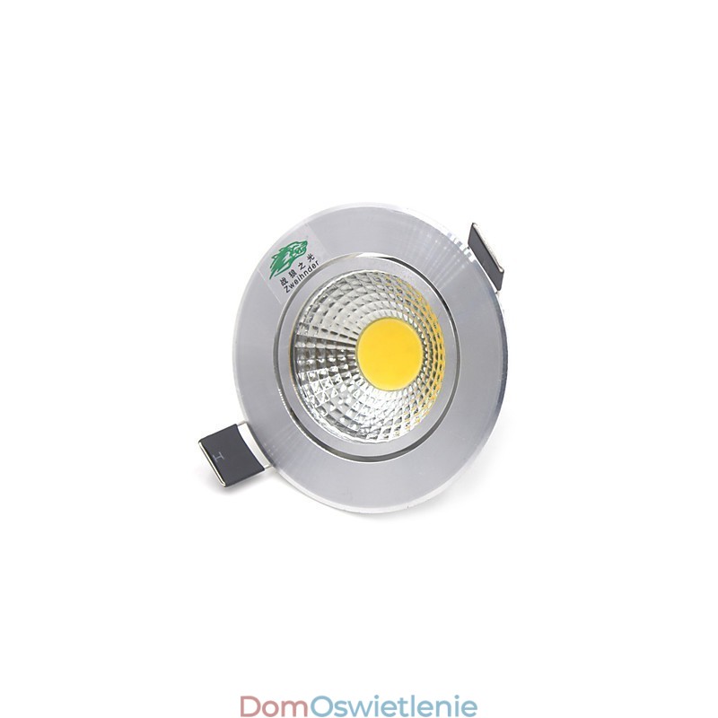 4PCS Zweihnder 3W 300Lm COB Lampa sufitowa Downlight Ciepłe białe światło