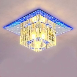 Miniaturowa kryształowa lampa sufitowa SMD 3W kreatywna lampa rurowa kolorowa kwadratowa kopuła