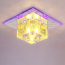 Miniaturowa kryształowa lampa sufitowa SMD 3W kreatywna lampa rurowa kolorowa kwadratowa kopuła