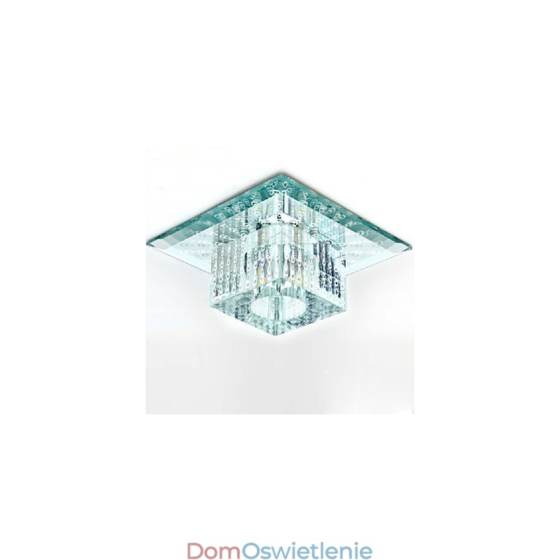 Miniaturowa kryształowa lampa sufitowa SMD 3W kreatywna lampa rurowa kolorowa kwadratowa kopuła