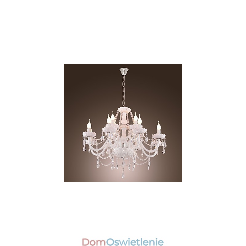 Nowoczesny, współczesny żyrandol galwanizowany