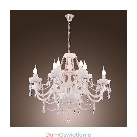 Nowoczesny, współczesny żyrandol galwanizowany