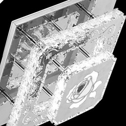 Łóżko dziecięce Crystal Modern Contemporary Living Bed montowane na równi z powierzchnią