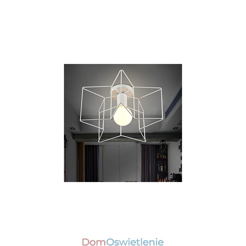 Nowoczesne, kreatywne lampy na werandę Pentagram, które pochłaniają światło kopuły