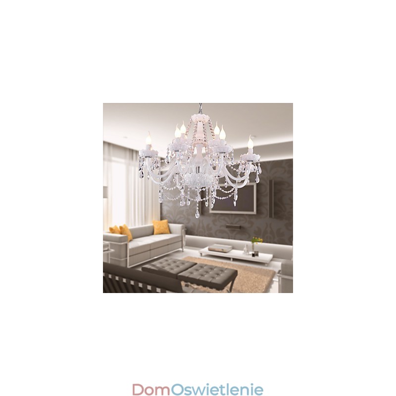 Nowoczesny, współczesny żyrandol galwanizowany