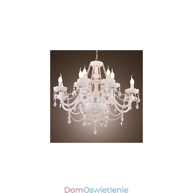 Nowoczesny, współczesny żyrandol galwanizowany