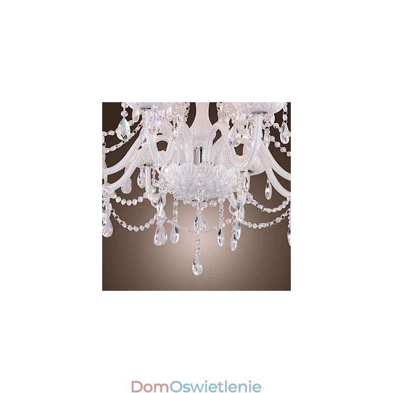 Nowoczesny, współczesny żyrandol galwanizowany