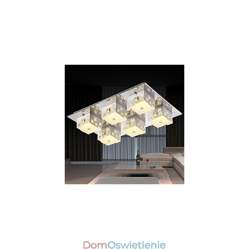 Lampa sufitowa 6 świateł nowoczesna prosta artystyczna
