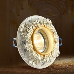 10*3,5CM Styl europejski Wiejska lampa sufitowa Absorbująca światło kopuły