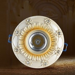 10*3,5CM Styl europejski Wiejska lampa sufitowa Absorbująca światło kopuły