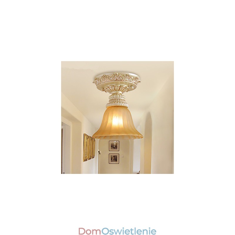 Tradycyjne klasyczne miniaturowe malowanie żywicą reflektory montowane na płasko