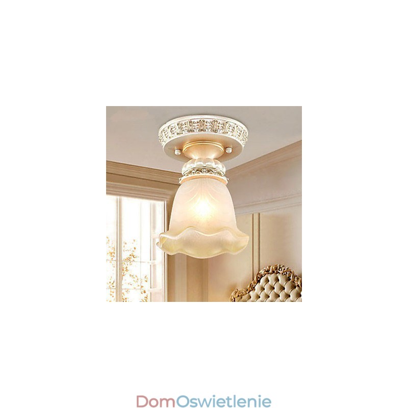 Tradycyjne klasyczne miniaturowe malowanie żywicą reflektory montowane na płasko