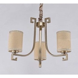 Żyrandol w stylu chińskim z imitacją żelaza i miedzi, lampy powietrzne