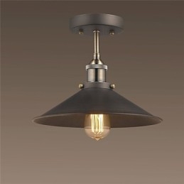 Vintage Mini Edison Lampa sufitowa 1 światło Metalowa lampa podtynkowa