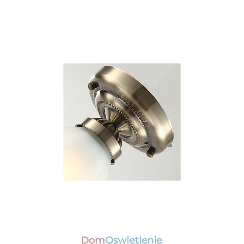Tradycyjne klasyczne miniaturowe oświetlenie punktowe wpuszczane w metalowym, galwanizowanym stylu