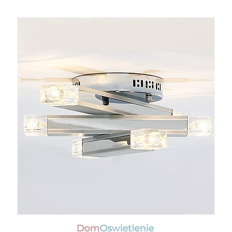 Nowoczesna lampa sufitowa z 6 światłami w eleganckim wzornictwie