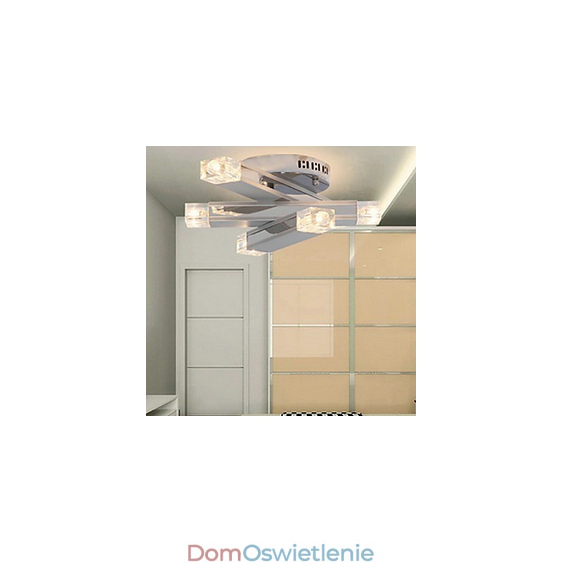Nowoczesna lampa sufitowa z 6 światłami w eleganckim wzornictwie