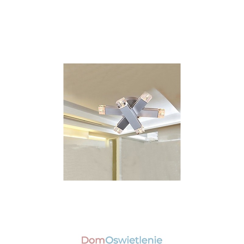 Nowoczesna lampa sufitowa z 6 światłami w eleganckim wzornictwie