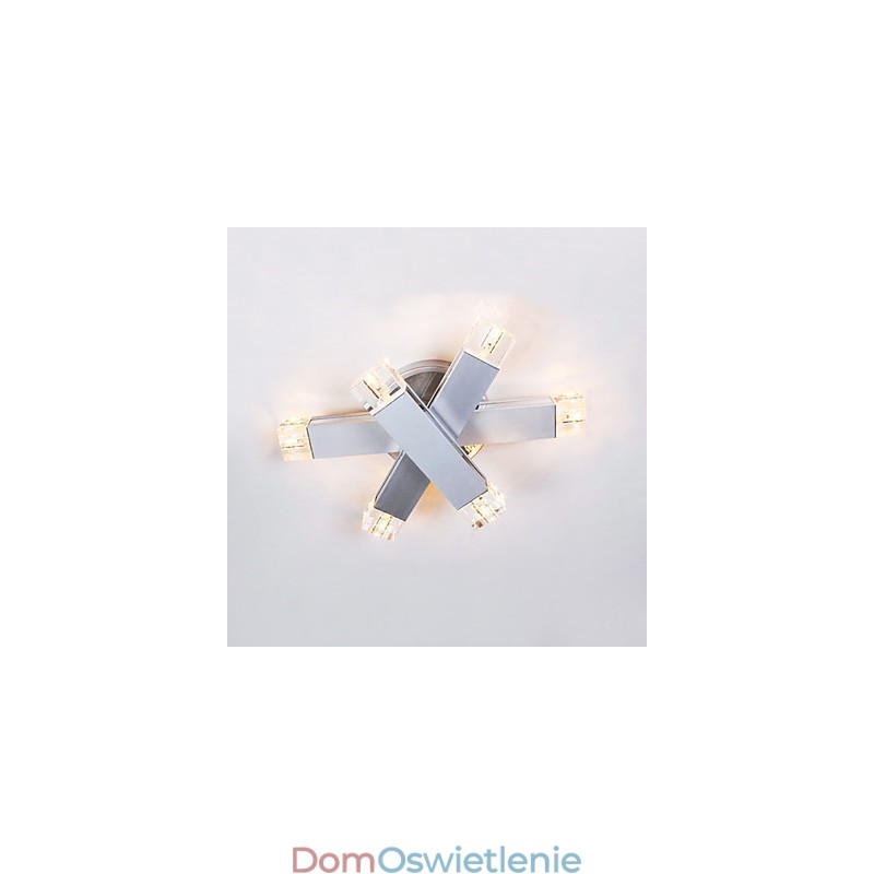 Nowoczesna lampa sufitowa z 6 światłami w eleganckim wzornictwie