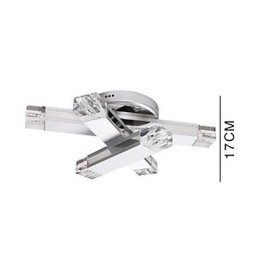 Nowoczesna lampa sufitowa z 6 światłami w eleganckim wzornictwie