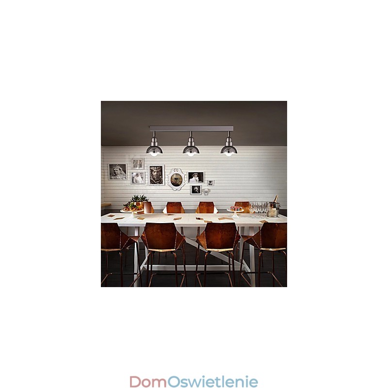 Lampa sufitowa Trinal z białą ramą szklaną i aluminiową, modna i nowoczesna