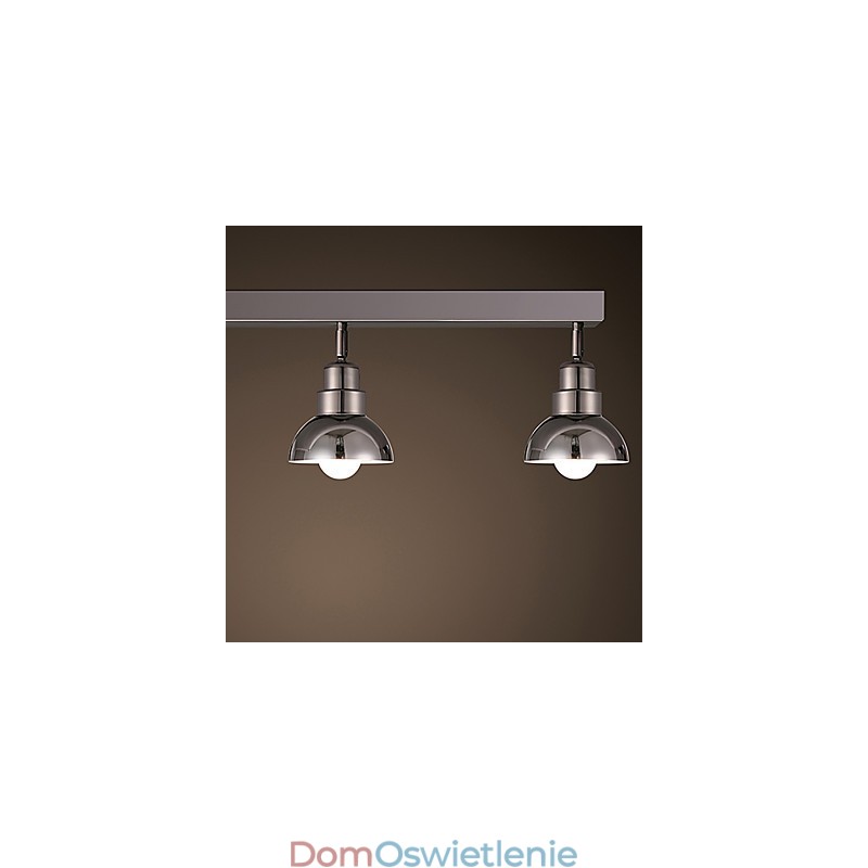 Lampa sufitowa Trinal z białą ramą szklaną i aluminiową, modna i nowoczesna