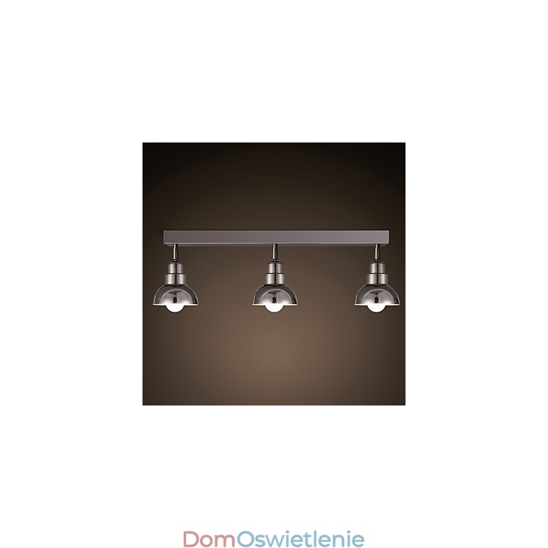 Lampa sufitowa Trinal z białą ramą szklaną i aluminiową, modna i nowoczesna