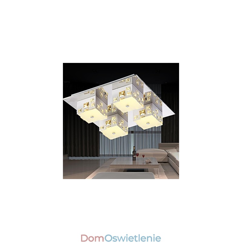 Lampa sufitowa 4 światła nowoczesna prosta artystyczna