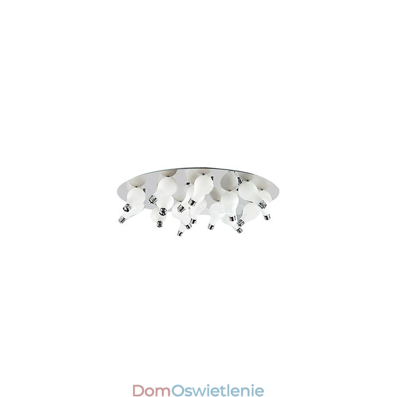 Nowoczesna oprawa płaska z 12 światłami w kształcie okrągłym (gniazdo żarówki G4)