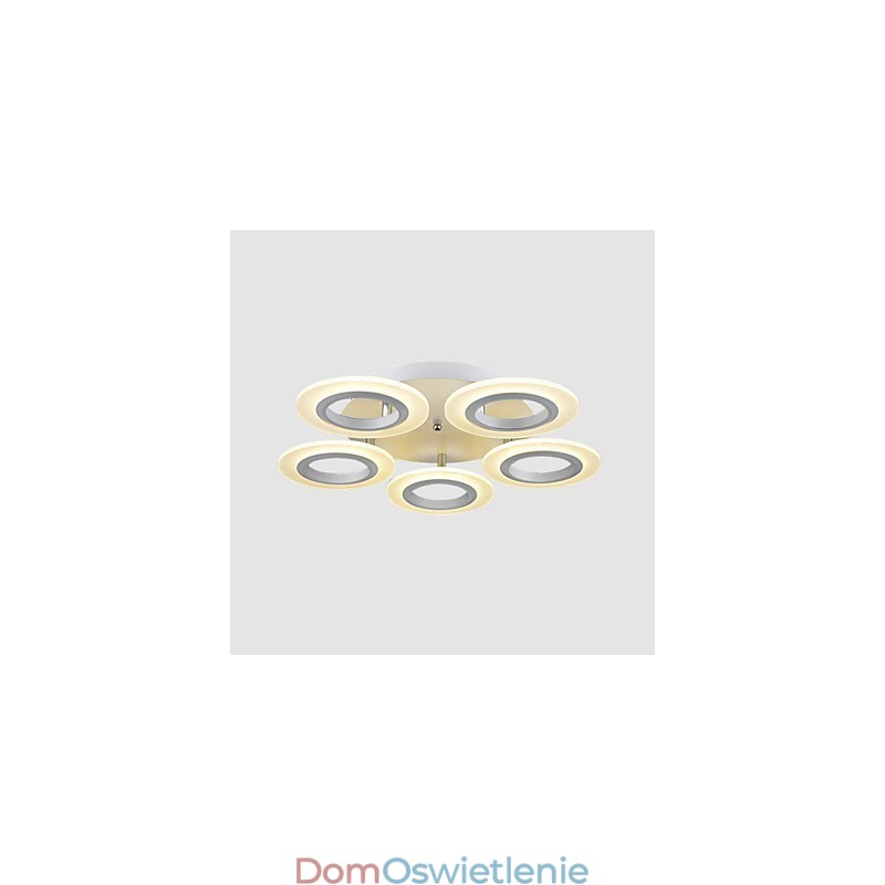 Nowoczesna lampa wisząca w kształcie okręgu z akrylu