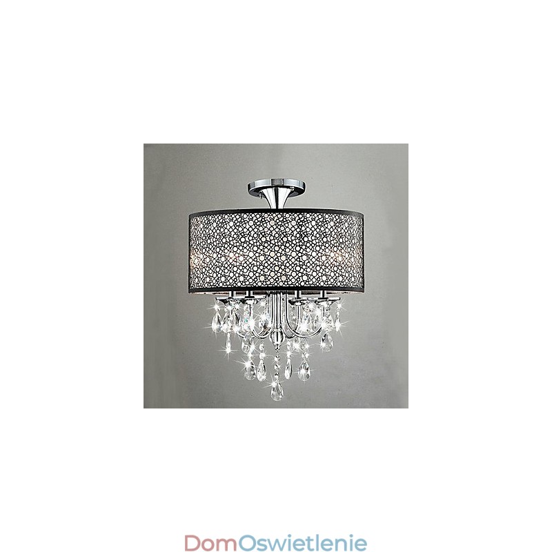 Tradycyjny klasyczny kryształowy metalowy montaż podtynkowy