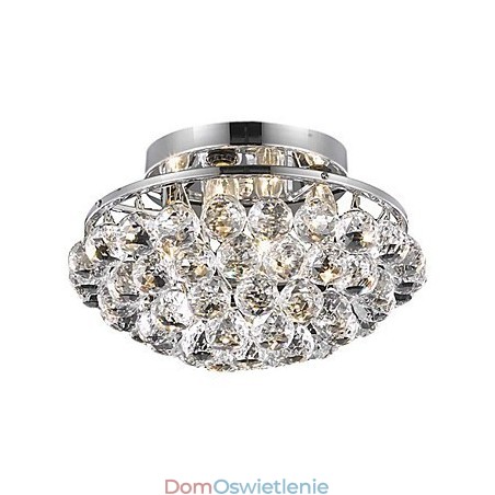 Nowoczesne lampy 4-punktowe montowane na płasko z kryształowymi kroplami w okrągłym kształcie Nowoczesne lampy 4-punktowe montowane na płasko z kryształowymi kroplami w okrągłym kształcie