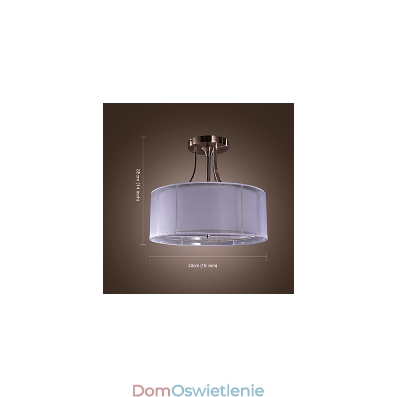 Nowoczesny akrylowy montaż podtynkowy z 3 światłami, cylindryczny design