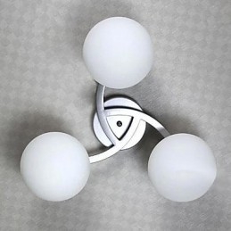 Lampa sufitowa 3 światła nowoczesna prosta artystyczna