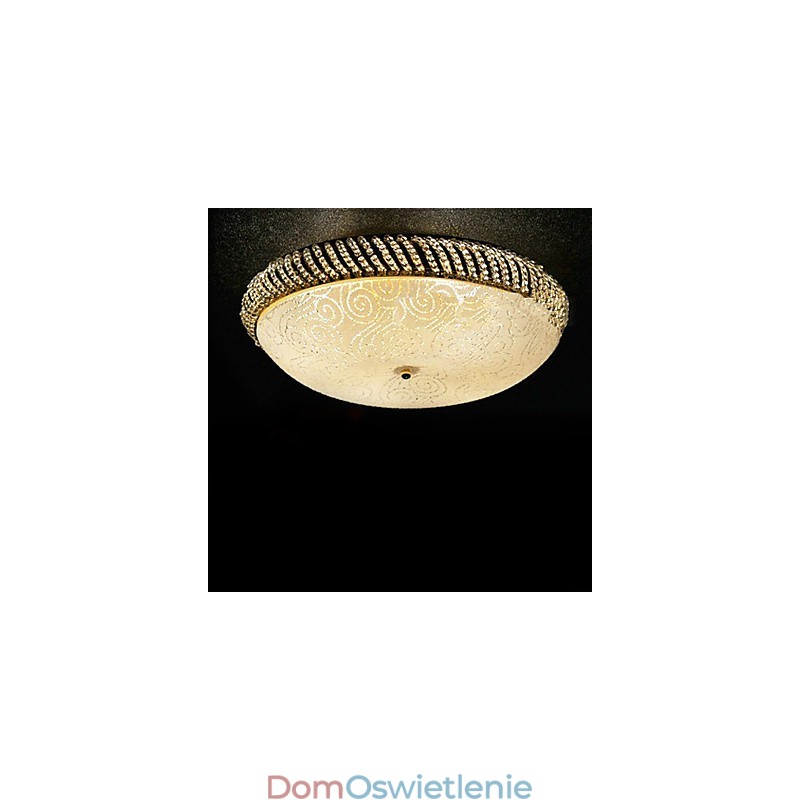 Luksusowa lampa sufitowa z 4 światłami w kolorze złotym