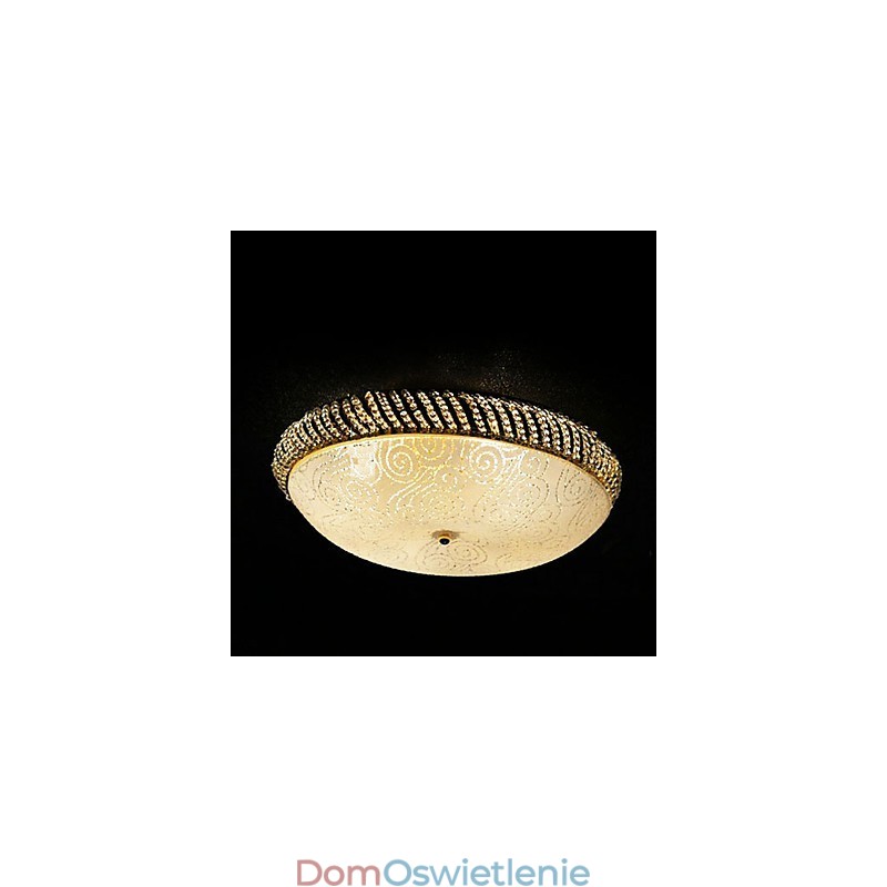 Luksusowa lampa sufitowa z 4 światłami w kolorze złotym
