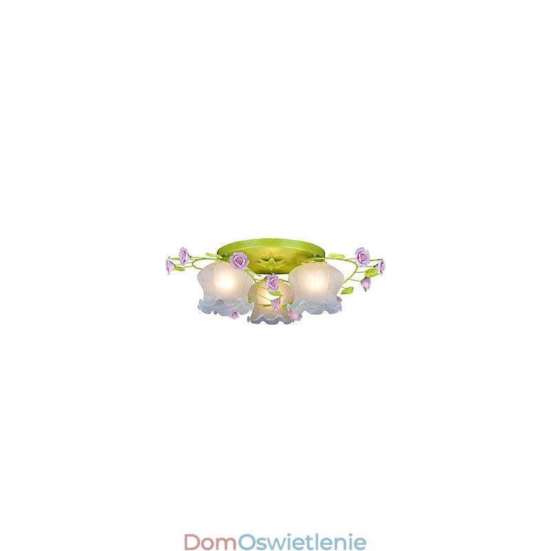 Kreatywna Lampa Lampa Ciepła Róża Ogrodowa Trzy Proste Lampy Sufitowe