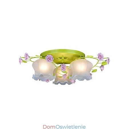 Kreatywna Lampa Lampa Ciepła Róża Ogrodowa Trzy Proste Lampy Sufitowe Kreatywna Lampa Lampa Ciepła Róża Ogrodowa Trzy Proste Lampy Sufitowe