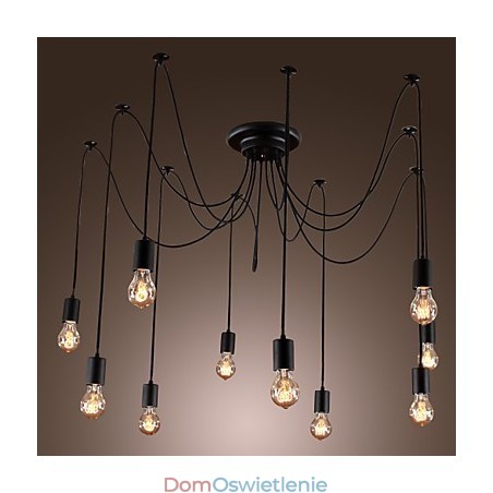Żyrandol Vintage Design Żarówki w zestawie Living 10 świateł Lampa wisząca Żyrandol Vintage Design Żarówki w zestawie Living 10 świateł Lampa wisząca