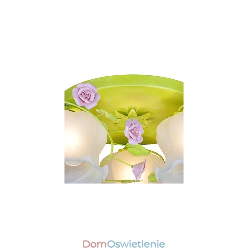 Kreatywna Lampa Lampa Ciepła Róża Ogrodowa Trzy Proste Lampy Sufitowe