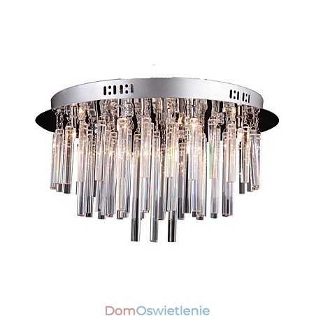Nowoczesny kryształowy żyrandol z 12 światłami