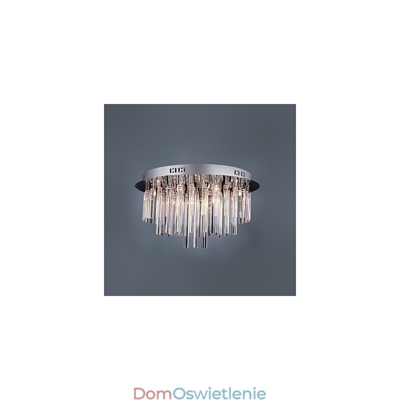 Nowoczesny kryształowy żyrandol z 12 światłami