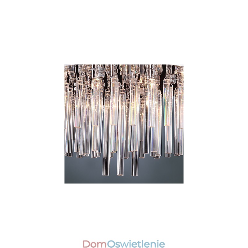 Nowoczesny kryształowy żyrandol z 12 światłami